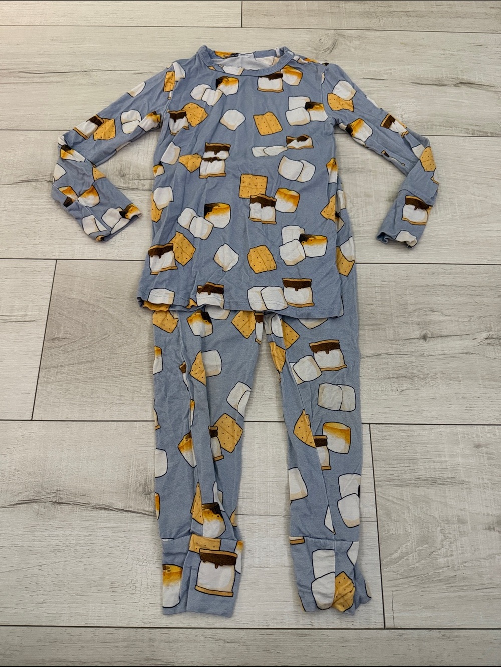 Posh Peanut Marshal Bamboo S'mores Print Pajama Set